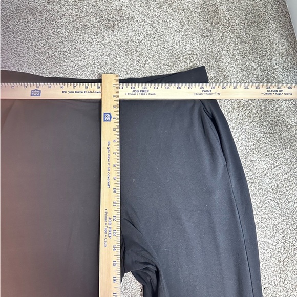 Eileen Fisher Pants Straight Leg Knit Pull On Elastic Waist Black Career Large - Picture 8 of 14